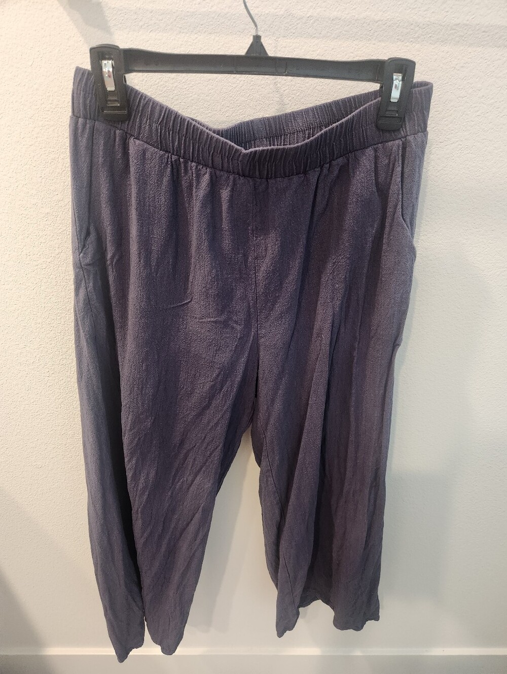 Automet Denim Blue Colored Capri Pants Size Large